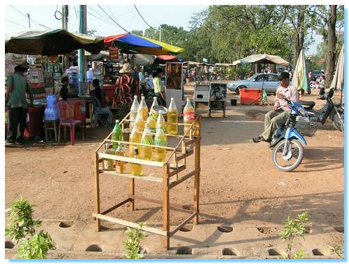 Petrol Station, Cambodian style