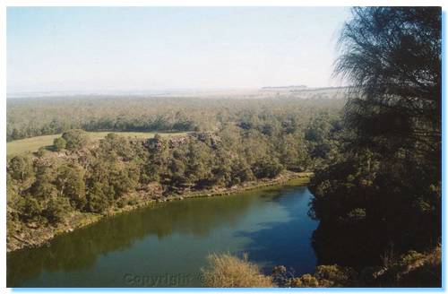 View of Lake Surprise from Mt Eccles Summit